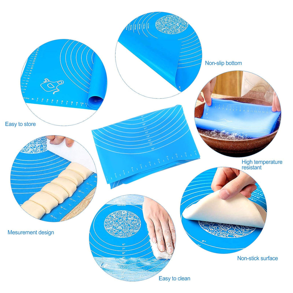 Measuring Silicone Baking Mat For Pastry And Roti Rolling