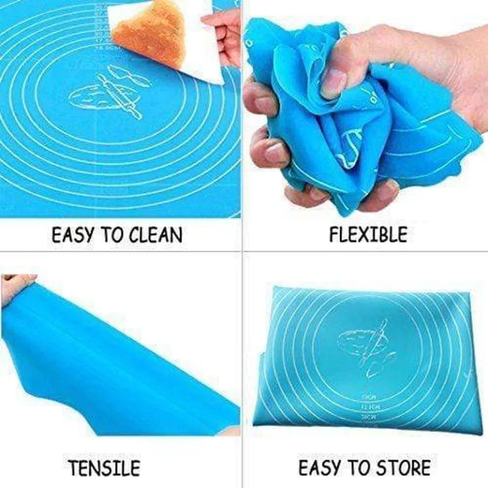 Measuring Silicone Baking Mat For Pastry And Roti Rolling
