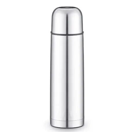 High-Grade Stainless Steel Vacuum Flask – Double-Wall Insulated Bullet Thermos for Hot & Cold Drinks