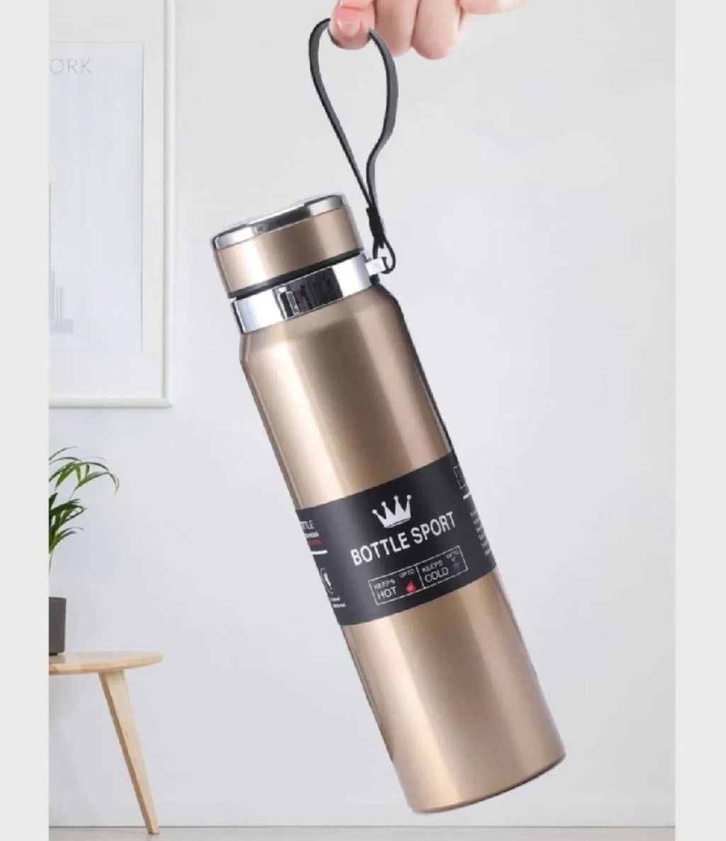 High-Grade Stainless Steel Vacuum Flask – Double-Wall Insulated Bullet Thermos for Hot & Cold Drinks (Copy) (Copy)