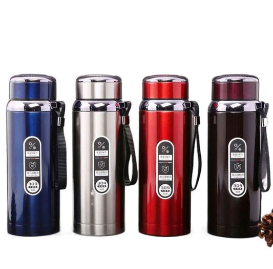High-Grade Stainless Steel Vacuum Flask – Double-Wall Insulated Bullet Thermos for Hot & Cold Drinks (Copy) (Copy)