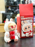 Cute Bunny Plush Vinyl Collectible Figure with Mini Cola Can – Designer Art Toy