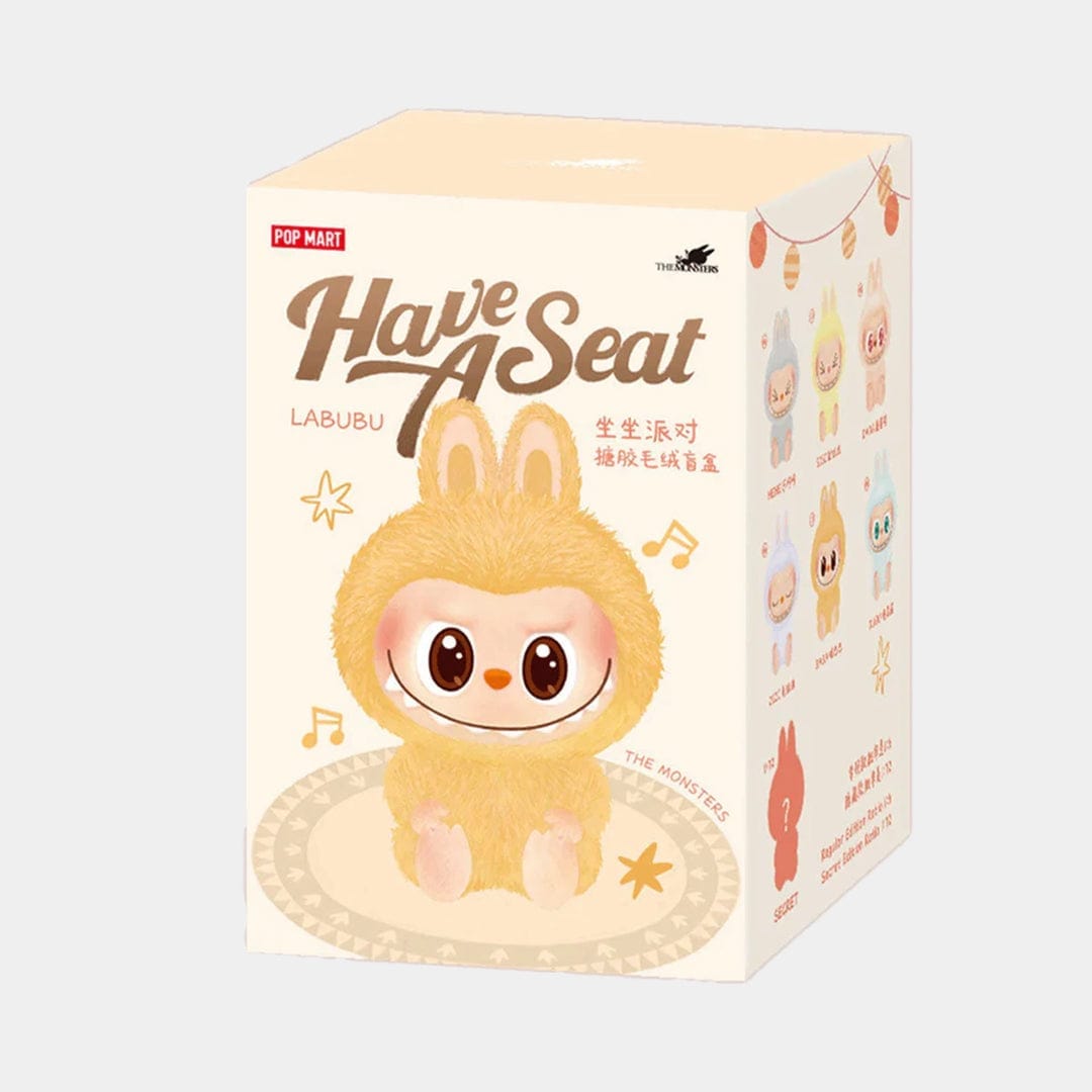 Pop Mart The Monsters Labubu Have A Seat Series Blind Box Plush Vinyl Figure