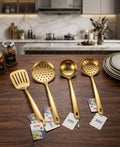 2 Pcs Stainless Steel Kitchen Utensil Set – Only 599 | Slotted Turner, Skimmer, Spatula & Soup Ladle | Heavy-Duty Cooking Tools (Copy)